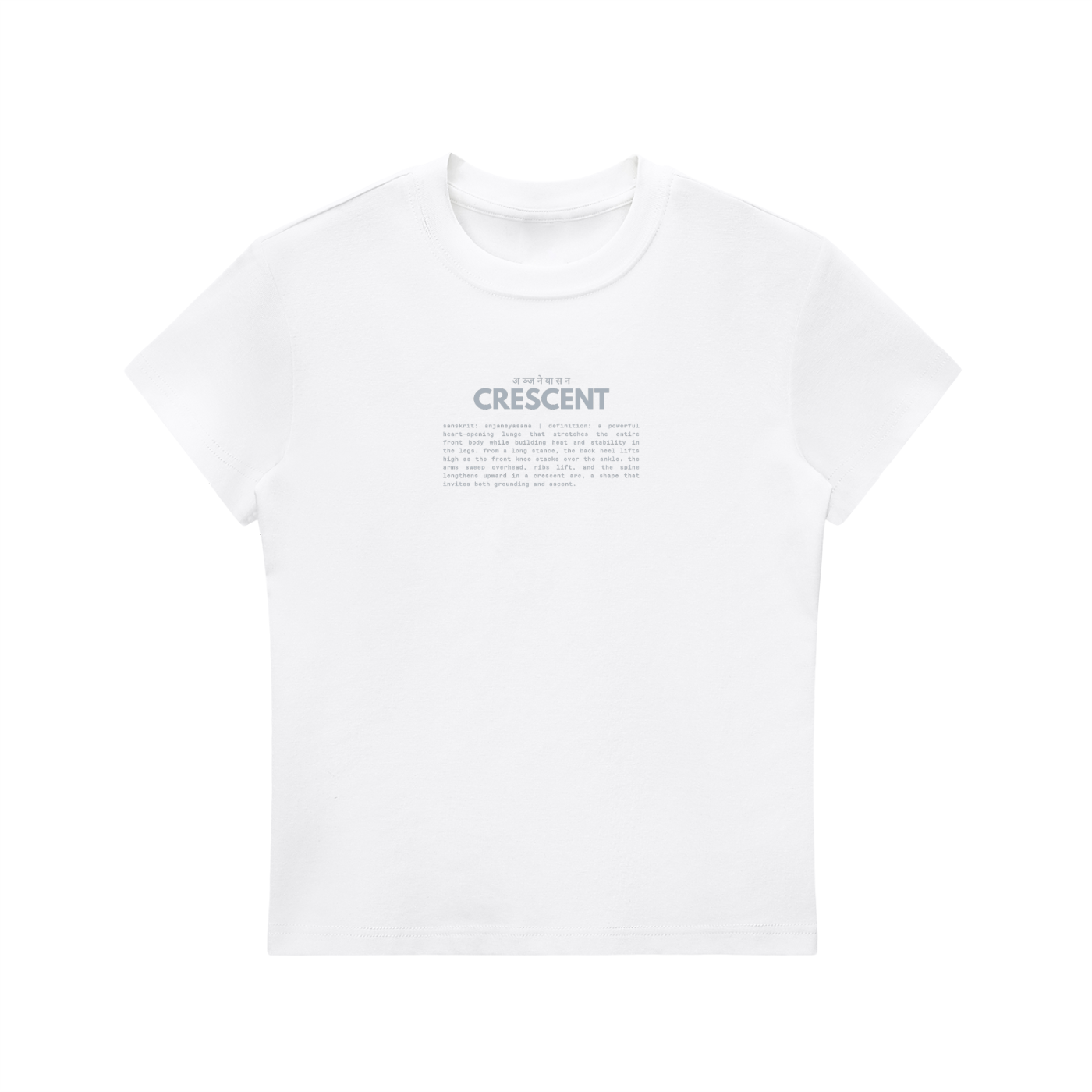 CRESCENT LUNGE | lightweight baby tee