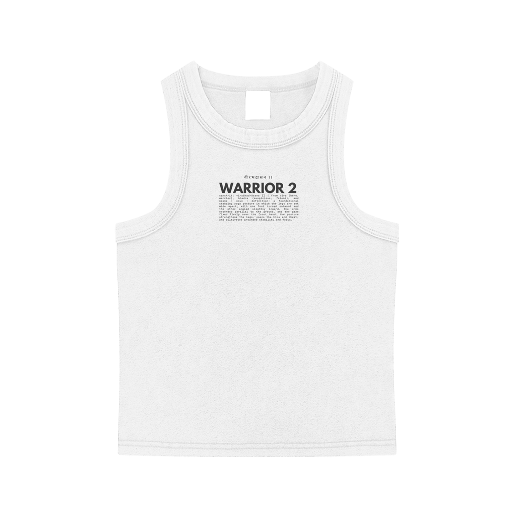 WARRIOR 2 v.2 | distressed soft-wash tank top