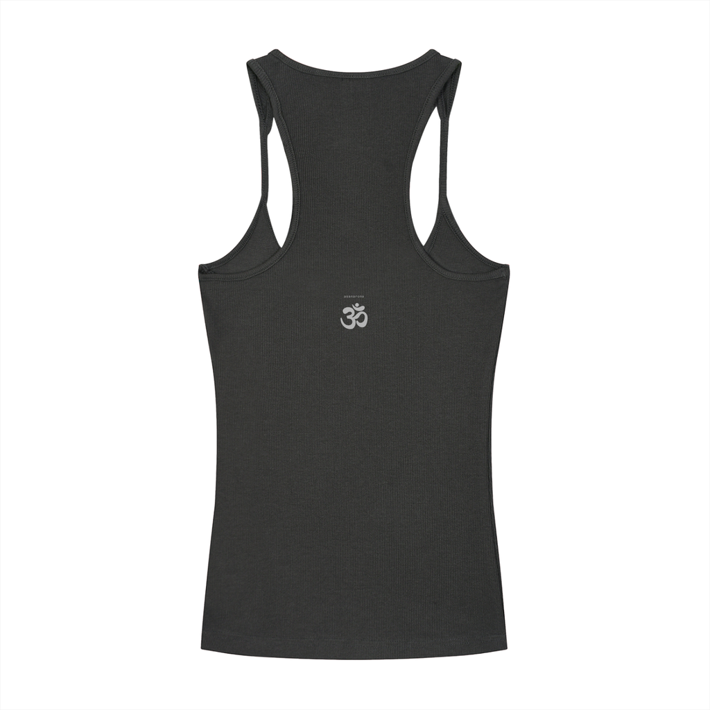 SKANDASANA | distressed ribbed tank