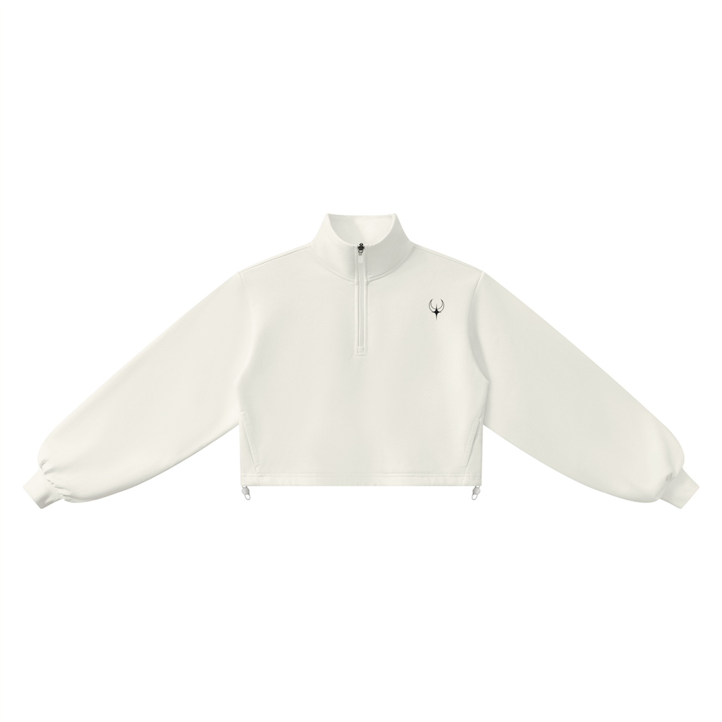 AR | mock neck quarter zip