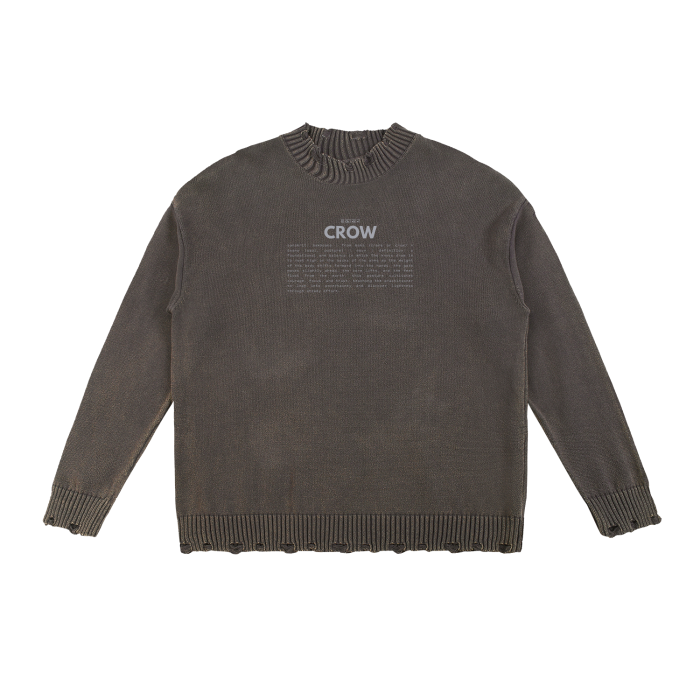 CORPSE | vintage hand-frayed sweater