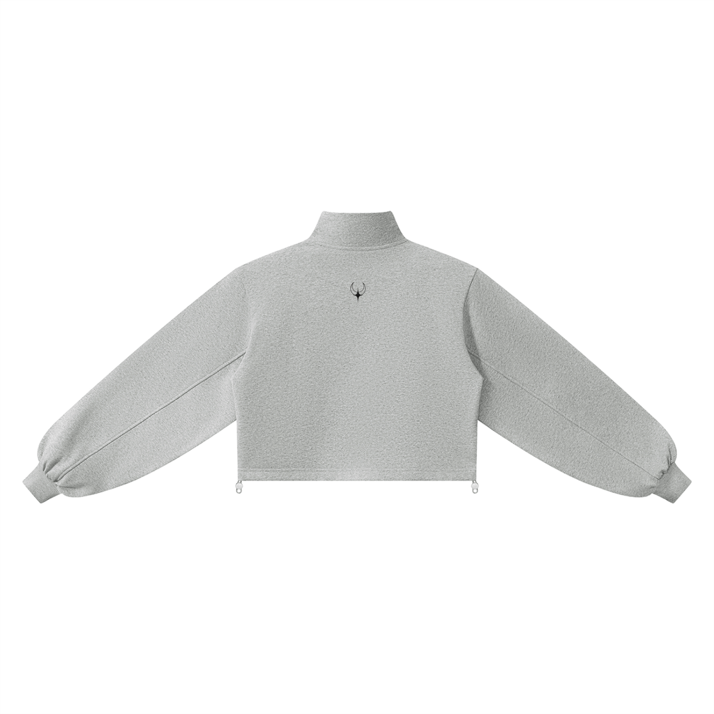 AR | mock neck quarter zip