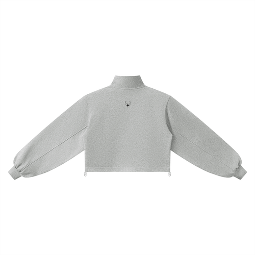 AR | mock neck quarter zip