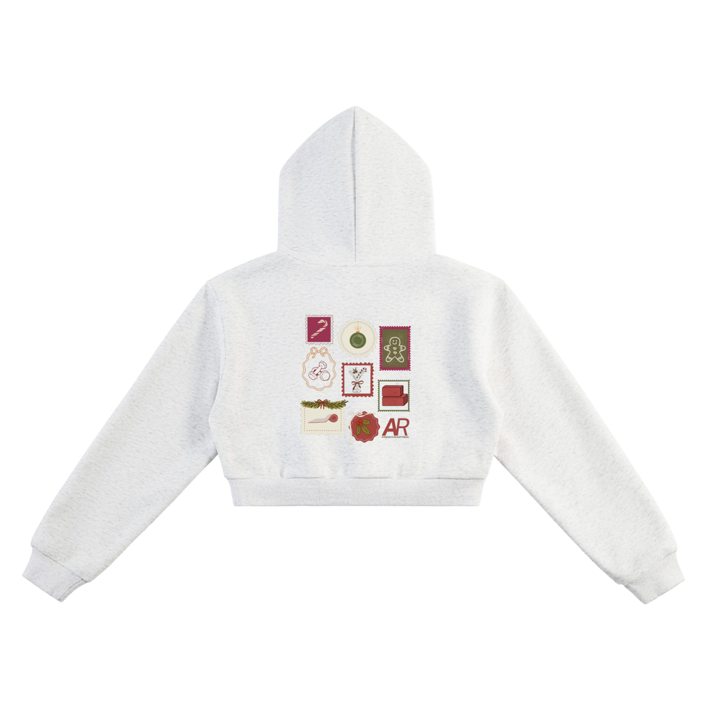 MERRY / MINDFUL | cropped hoodie
