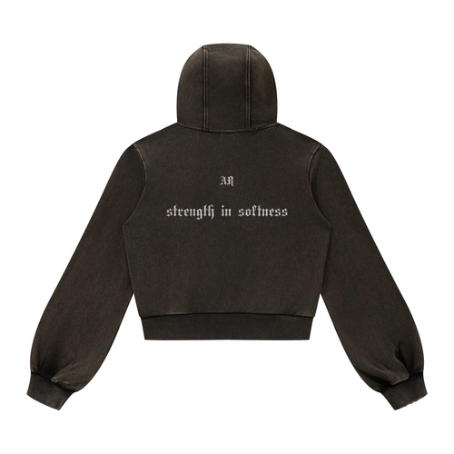 AR | luxe vintage zip hoodie