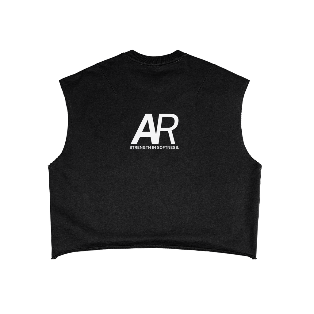 CROW | french terry boxy muscle tank
