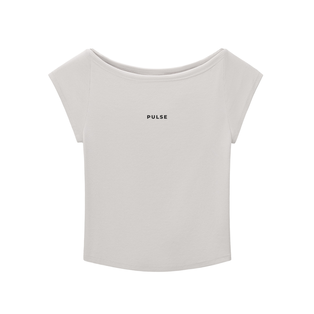 PULSE | wide neck teeny tee