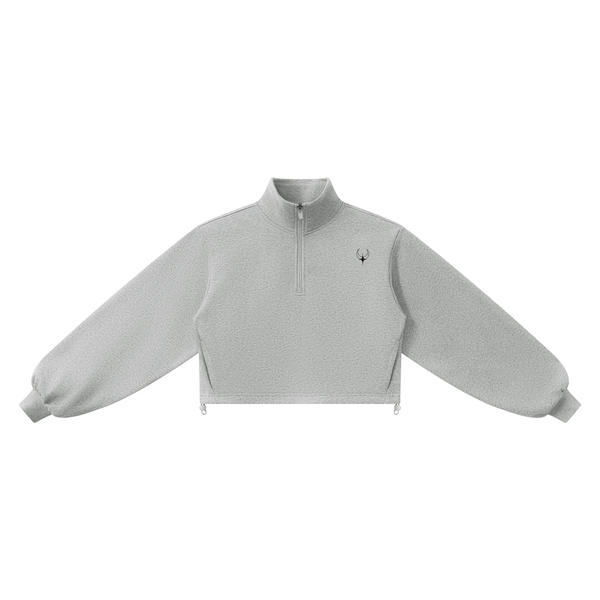 AR | mock neck quarter zip