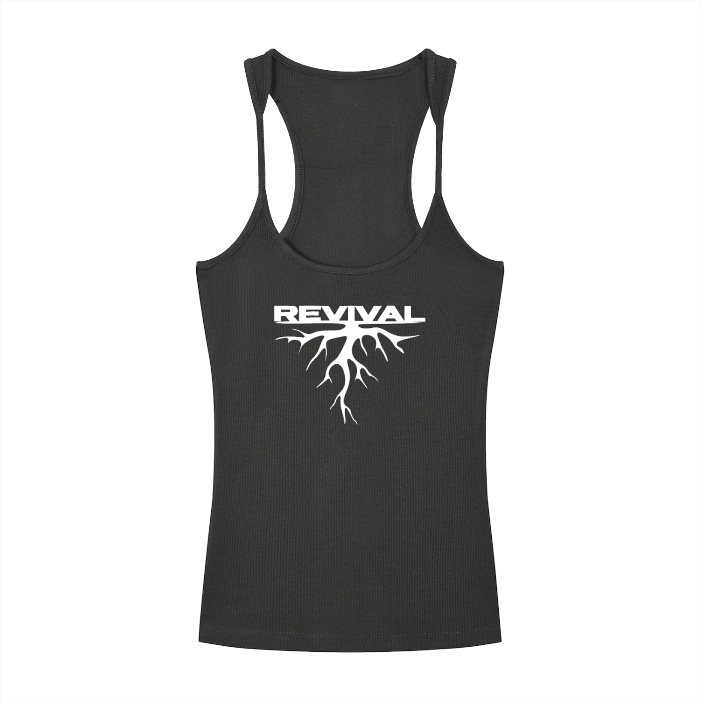 Slim Fit Ribbed Racerback Tank Top