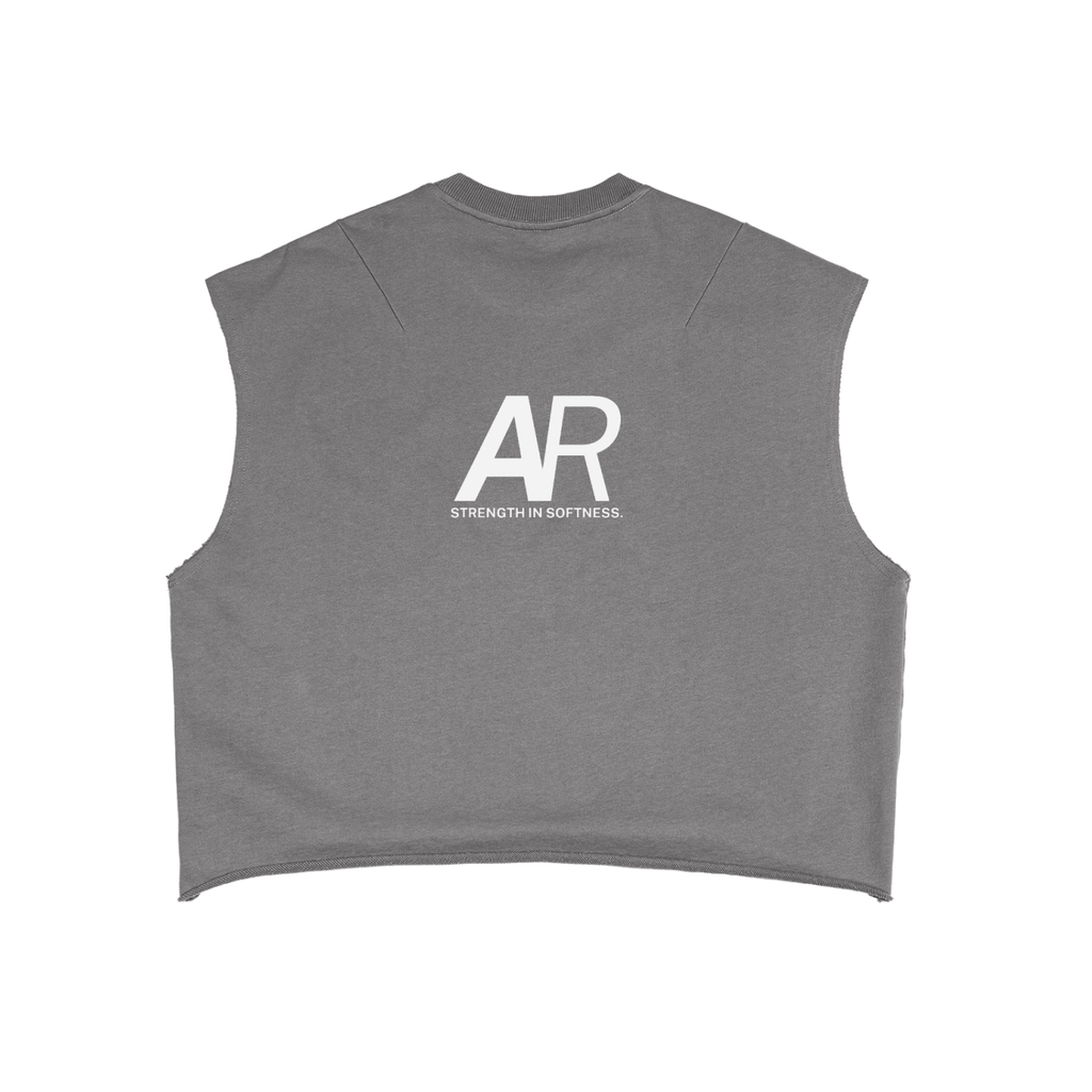 CROW | french terry boxy muscle tank