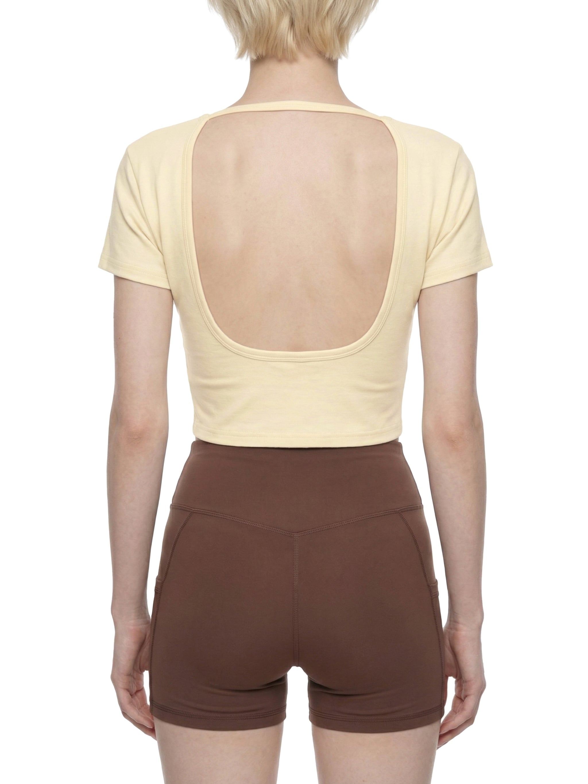 SOFTEN | backless baby tee